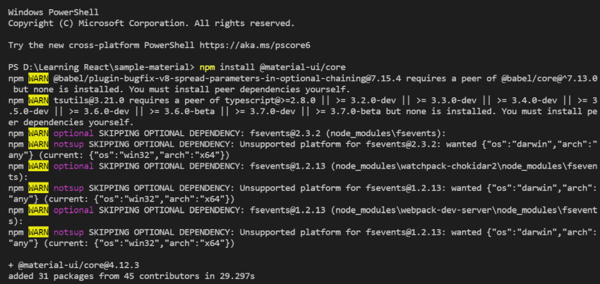 How to Create Material UI in React